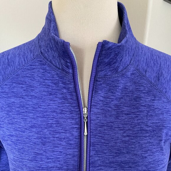 Pebble Beach Performance Women's Full-Zip Athletic/Golf Jacket Purple, Size M - Picture 2 of 8